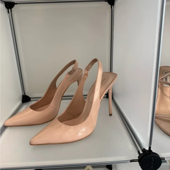 Aldo Blush Pink Slingback Heels - Picture 2 of 3